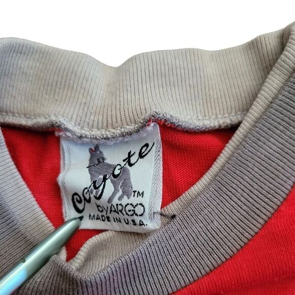 Vintage Coyote By Argo 70s Sweater Vest Shirt Two Tone Retro Toddler Top SZ 3T - Picture 4 of 7